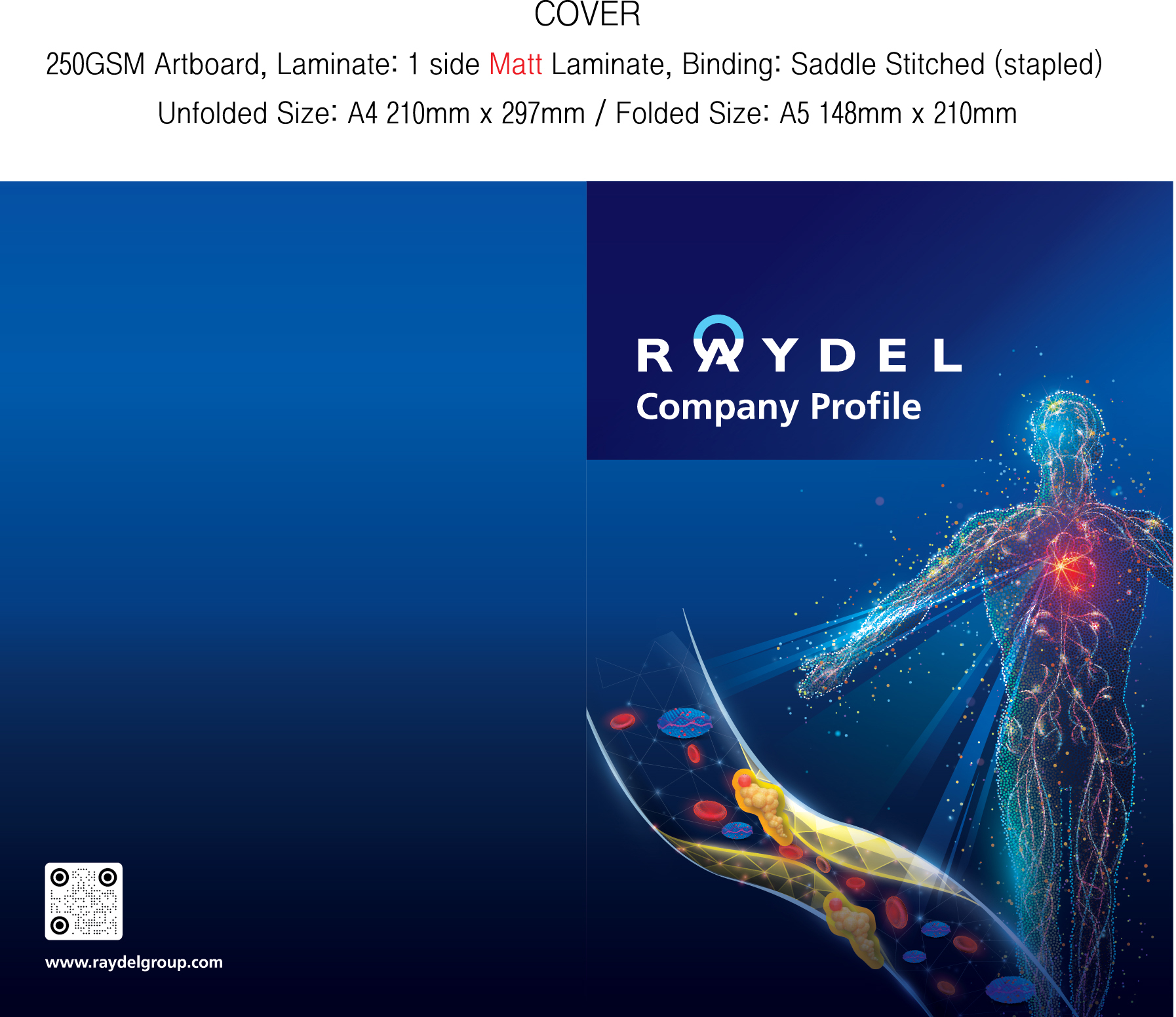 RAYDEL A5 booklet cover